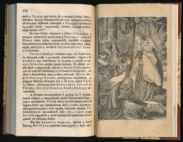 ca 1830 A Magyar Nemzet történetei c. könyv hiányos példánya. 1-304p. Modern félbőr kötésben