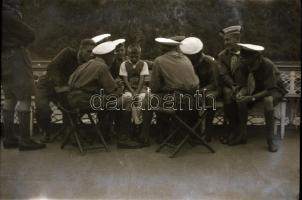 1933 Cserkészek, vízi cserkészek, 25 db fotónegatív, 6×9 cm