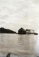 cca 1920-1930 Dunai hajómalom, fotónegatív, 9×6 cm / ship mill, photo negative