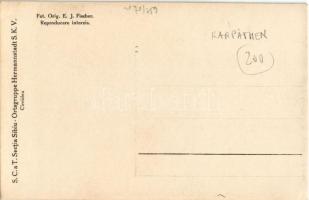 Erdélyi-Kárpátok, Siebenbürgische Karpathen; Circideu. S.C.a.T. Sectia Sibiu, Ortsgruppe Hermannstad...