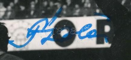 Fatér Károly (1940-2020) labdarúgó, kapus, a Csepel SC játékosa, olimpiai bajnok (Mexikó, 1968) auto...