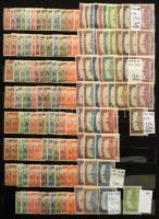 1916-1922 Többpéldányos magyar készlet 8 lapos A4-es berakóban + Portó tétel 6 lapos közepes berakób...