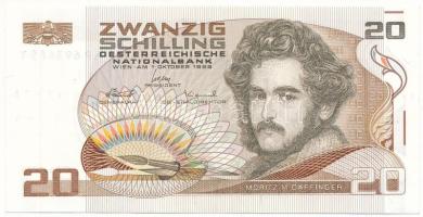 Ausztria 1986. 20Sch "P 693685 T" T:UNC Austria 1986. 20 Schilling "P 693685 T" C:UNC Krause P#148