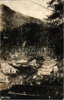 Bardu, Osztrák-magyar és német katonai tábor a Kárpátokban / WWI German and K.u.K. military camp in the Carpathian Mountains. photo (EB)