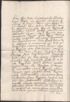 1779-1780 Nagykőrössel kapcsolatos 2 db régi dokumentum: 

1779 Nagykőrös, "Csete János és fe...