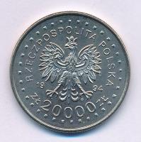 Lengyelország 1994. 20.000Zl Cu-Ni "Kościuszko-felkelés" T:AU Poland 1994. 20.000 Zlotych Cu-Ni "Kościuszko Uprising" C:AU Krause Y#271