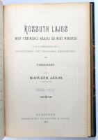 Horváth János: Az 1972223 I. II. III. törvényczikkek által elfogadott Pragmatica sanctio lényege és annak helyzete a magyar közjogban. Bp., 1898. Franklin. 115p.   Horváth János: Az 1867. évi kiegyezés. Bp., 1895. Dobrowsky és Franke. XXI 187p.   Horváth János: Kossuth Lajos mint Pestmegye követe és mint minister a 67-es kiegyezés és a függetlenségi párt 37p.   Horváth János: Az októberi diplomától a koronázásig. Bp., 1903. Dobrowsky és Franke. XXXIV., 111p. Egybe kötve, Korabeli aranyozott félvászon kötésben