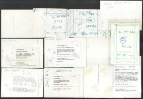 A rendszerváltás időszakában készült utcai és sajtófotók, életképek, politikusok, stb., 35 db vegyes...