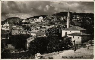 Balchik, Balcic; Vedere generala / general view, mosque. Foto M. Vesa photo (kis szakadás / small tear)