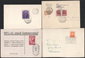 60 db 1945 előtti alkalmi bélyegzés sok visszatérttel + 60 db 1945 utáni