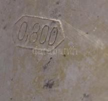 Chronometre Tegra svájci ezüst (Ag) zsebóra másodperc segédkörrel, működik, d: 5 cm, bruttó 64g