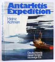 Heinz Kohnen: Antarktis Expedition. Deutschlands neuer Vorstoß ins ewige Eis. Berlin, 1980(?), C.A:Koch's Verlag. Német nyelven. Gazdag képanyaggal illusztrált. Kiadói egészvászon-kötés, papír védőborítóval.