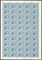 1955 Költők hajtatlan teljes ívsor, vízjelre átnézetlen (37.500)