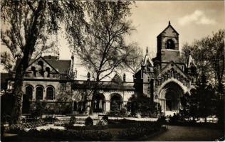 1928 Budapest XIV. Városliget, Jáki templom. Hafa kiadása, Escher felvétele