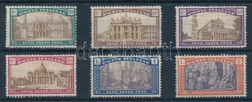 1924 Szentév 1925 sor Mi 206-211