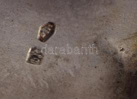 Ezüst (Ag) cigarettatartó, jelzett, 122g