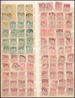 88 db átnézetlen Krajcáros bélyeg, közte szép bélyegzésekkel, A/4 berakólapon