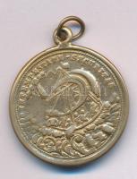 DN "Szent György" öntött bronz emlékérem, füllel (29mm) T:VF