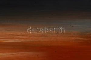 Bubelényi András (-): Donjuan a pokolban - Csillagromboló. Olaj, farost. Jelzett a hátoldalán. Faker...