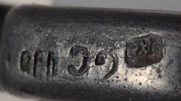 Ezüst (Ag) nyakkendőtű, jelzett, nettó 5,2g