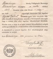 1945 Dévaványa, az Ideiglenes Nemzeti Kormány nagybirtokrendszer megszüntetéséről szóló rendelete al...