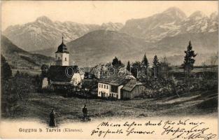 1905 Coccau, Goggau bei Tarvis; church (EK)