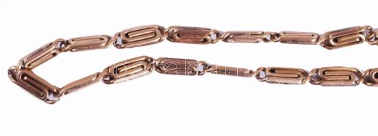 14K arany (Au) óralánc. jelzett 7,1 g 39 cm