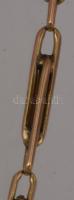 14K arany (Au) nyaklánc. jelzett 3,1 g 48 cm