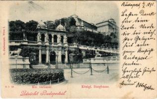 1898 Budapest I. Királyi várbazár. D. Halberstadt