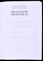 Angyal László András: Millenniumi emléktáblák. Feldolgozta és összeáll.: - - . A szerző által dediká...