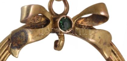 14K arany (Au) medáltartó 1,3 g 25 mm