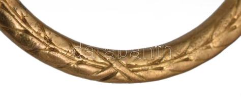 14K arany (Au) medáltartó 1,3 g 25 mm