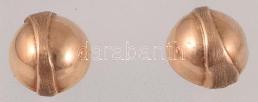 14K arany (Au) fülbevaló pár, j.n. 1,8 g