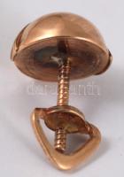 14K arany (Au) fülbevaló pár, j.n. 1,8 g