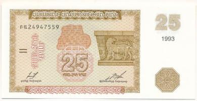 Orményország 1993. 25D "24947559" T:UNC,AU Armenia 1993. 25 Dram "24947559" C:UNC,AU Krause P#34