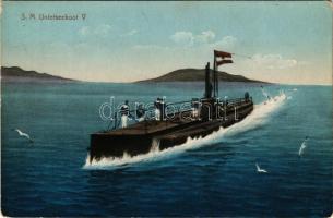 S.M. U-V osztrák-magyar tengeralattjáró / K.u.k. Kriegsmarine Unterseeboot V / Austro-Hungarian Navy submarine (EK)