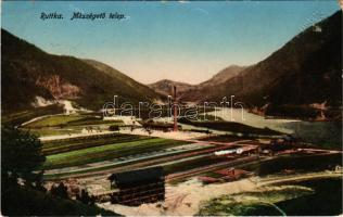 1914 Ruttka, Vrútky; Mészégető telep / limestone quarry, lime burning plant (kis szakadás / small tear)