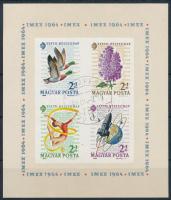 1964 Bélyegnap vágott blokk