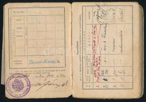 1943 Fényképes katonai zsoldkönyv