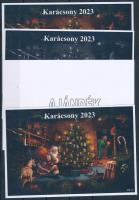 2023/13 Karácsony 4 darabos emlékív garnitúra (30.000)