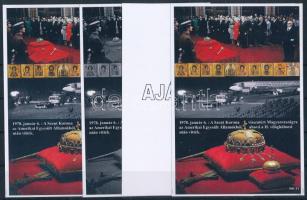 2024/01 A Szent Korona hazahozatala 4 darabos emlékív garnitúra (30.000)