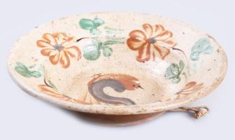 Kakasos tál. Szilágyság, 20. sz. első harmada, d:21,5 cm