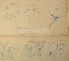Mayer Árpád, XIX. sz. második fele: kb. 40 db iskolai tanulmányrajz (portrék, ornamentikák, geometri...