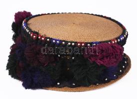 cca 1900, Máramaros, férfi kalap, jó állapotban, d: 21,5 cm