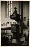 1942 Kolozsvár, Cluj; Farkas utcai református templom, belső / Calvinist church, interior (EK)