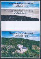 2024/07 Csókakő vára 4 darabos emlékív garnitúra (30.000)