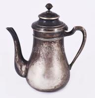 Szecessziós alpakka kiöntő, m: 14,5 cm