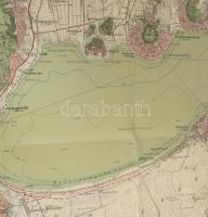 cca 1929 Balaton és környékének térképe, 3. lap, 1:75 000, kiadja: M. Kir. Állami Térképező Intézet,...