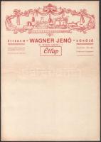 cca 1960-1970 Budapesti éttermek étlapjai: Góbé, Kárpátia, Wagner, Otthon, Öreghalász, 5 db