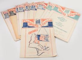 1942-1944 Drogista Szemle szórványszámai, 16 db